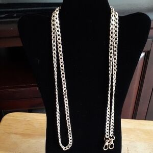 48" Shiny Gold Chain Replacement Purse Strap NN116
